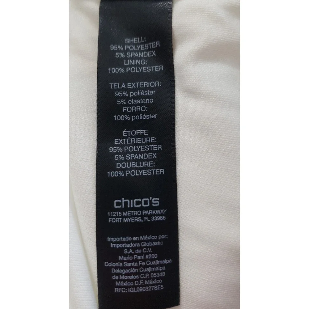 Chico Womans Blazer Size 1 (S) - Picture 5 of 5